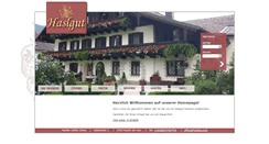 Desktop Screenshot of haslgut.com